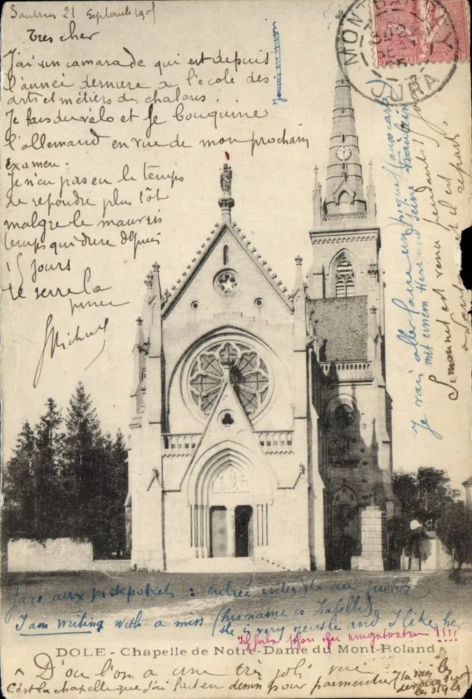 Kapelle Notre-Dame du Mont-Roland — Dole — Verlag Dole - Vorderseite