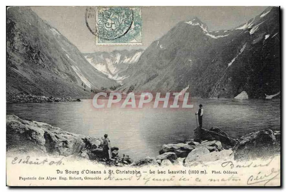 Von Bourg d'Oisans nach St. Christophe — See Lauvitel (1800 m) — Fot. Oddoux - Vorderseite