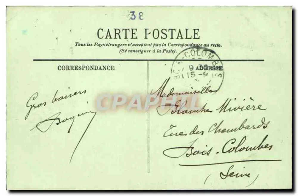 Grenoble e as Alpes sob a Lua — LL. - Verso