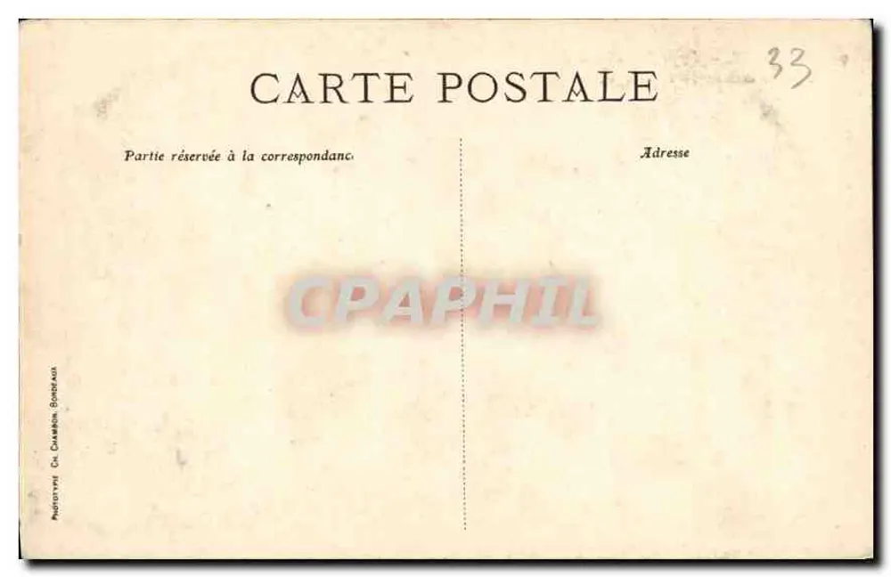 Bordeaux — Igreja de São Salvador — Túmulo de São Fort — C. B. - Verso