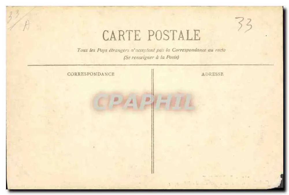 Bordeaux — Die Kathedrale und die Tour Pey-Berland — BR-2412 - Rückseite