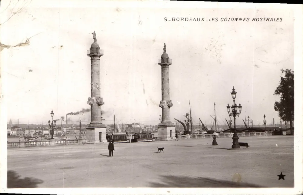 Bordeaux — Colunas Rostrais — Editor 'Étoile' n°9 - Frente