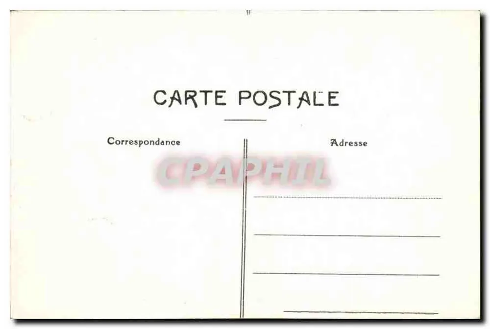 Bordeaux — Ruínas do Palácio Gallien — CPAPHIL n°58 - Verso