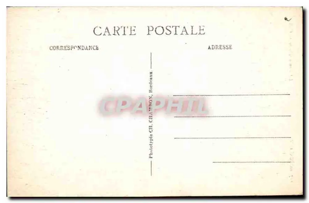 Bordeaux — A Grande Campanha — C.B. — Casa Riouard - Verso