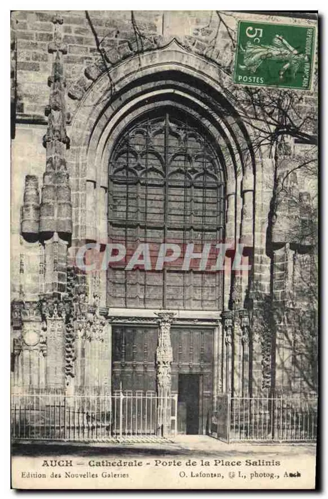 Auch — Kathedrale — Tor der Place Salinis — O. Lafontan, Fotograf, Auch - Vorderseite
