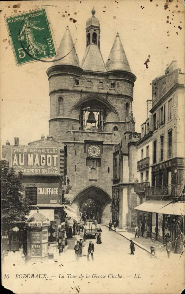 Bordeaux — Die Turm der Großen Glocke — LL - Vorderseite