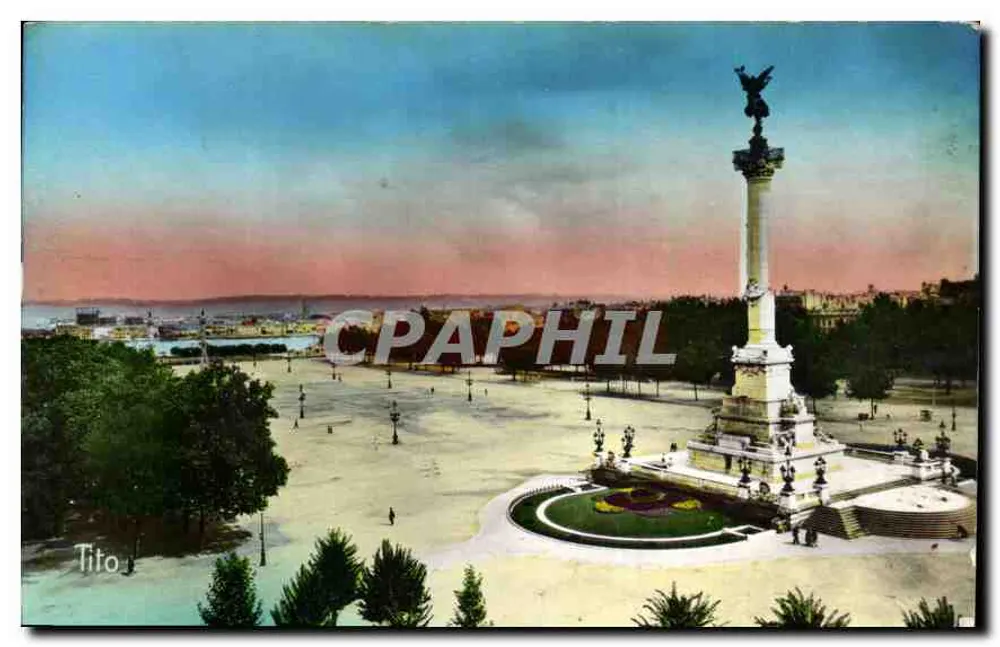 Place des Quinconces — Monument des Girandins — Éditions Tito - Vorderseite