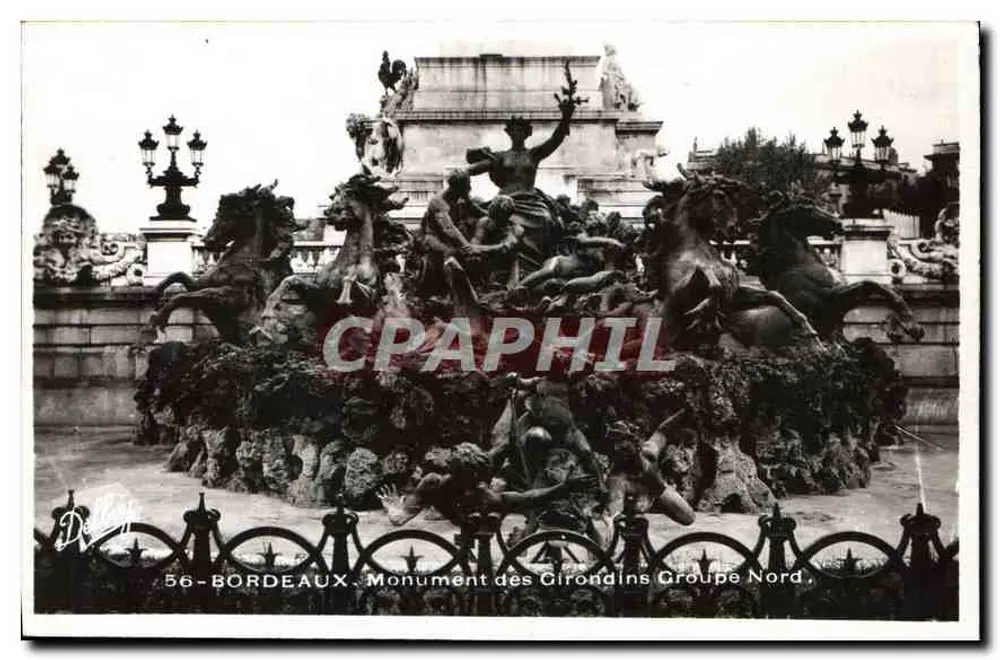 Bordeaux - Denkmal der Girondinen, Nordgruppe — Edition Renaud & Cie - Vorderseite