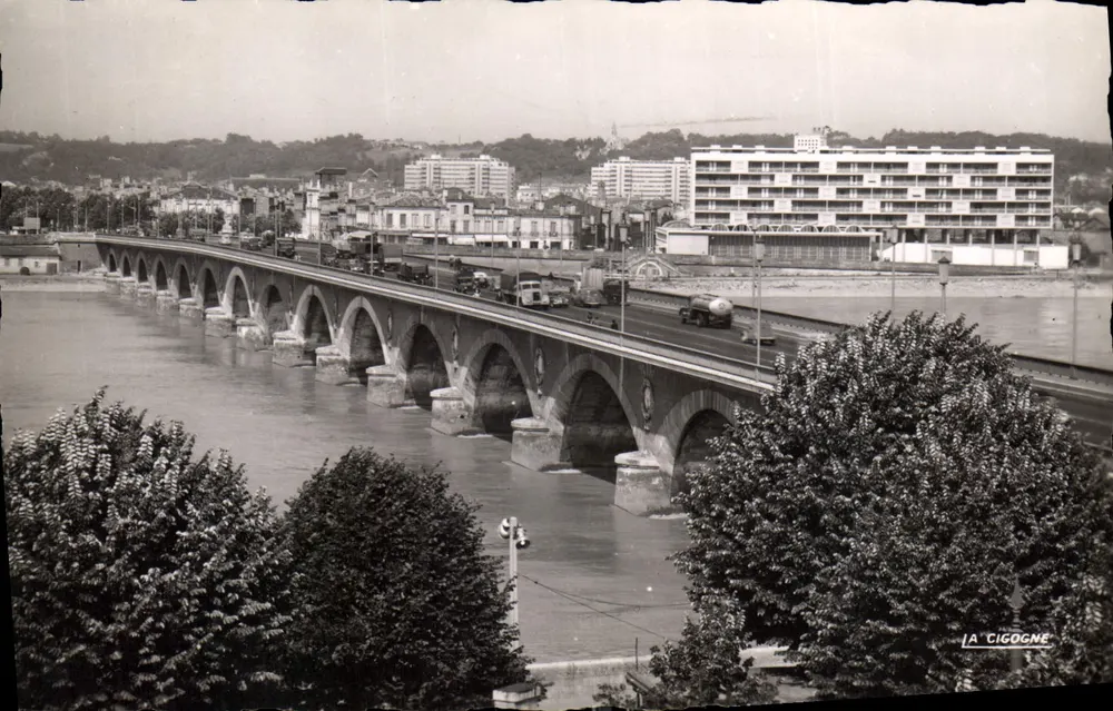 Brücke über die Garonne — Bordeaux (Gironde) — La Cigogne, n° 33.999.22 - Vorderseite