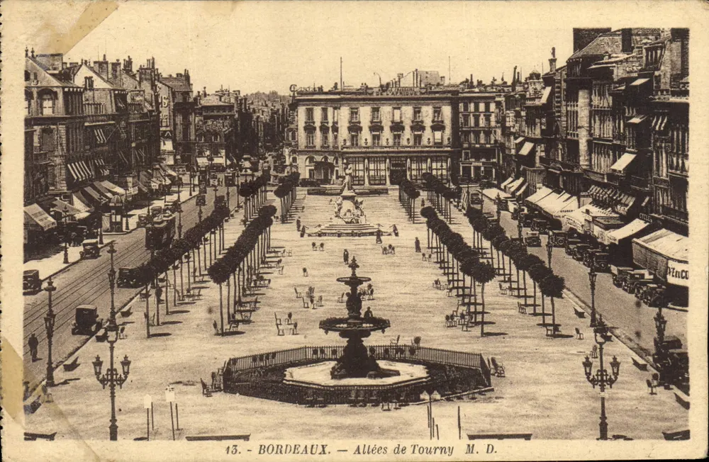 Bordeaux — Allées de Tourny — M.D. — n°13 - Frente