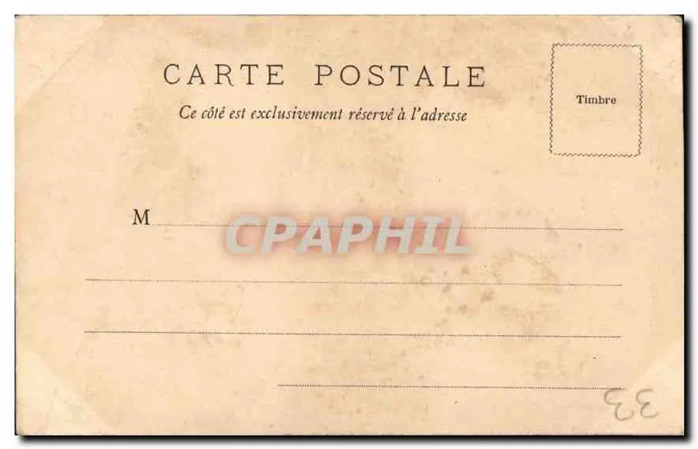 Bordeaux — A Catedral São André — W.F. Déposé - Verso