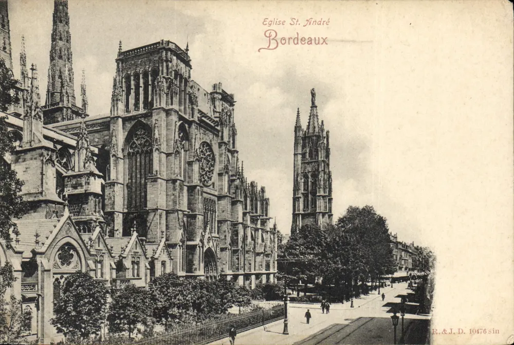 Igreja de São André — Bordeaux — R.&J.D. 10476 sin - Frente