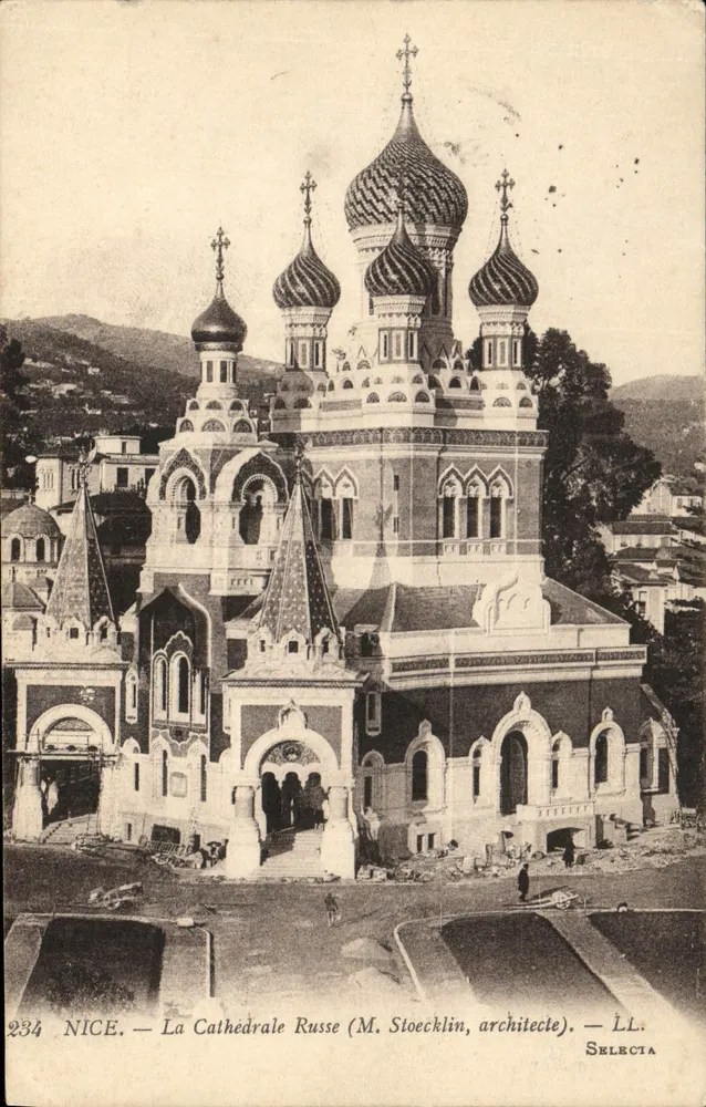 Nice — Die Russische Kathedrale (Herr Stoecklin, Architekt) — LL. Selecta - Vorderseite