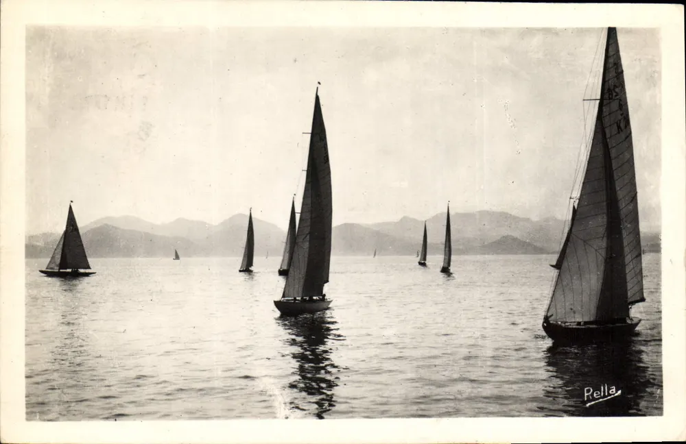 Regatas náuticas — Cannes — Edições Bella - Frente