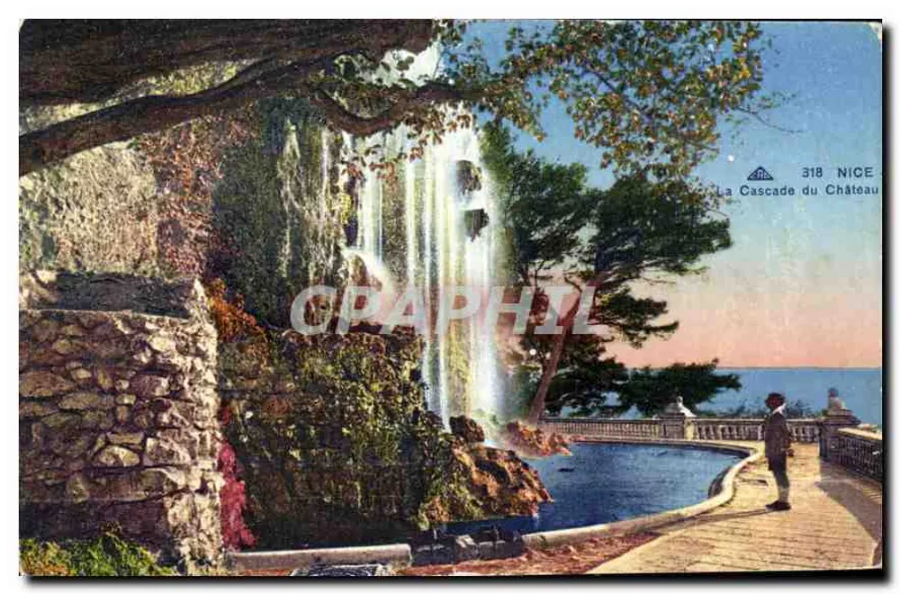 A Cascata do Castelo — Nice — editor C. Alsacienne des Arts Mécaniques, n° 318 - Frente