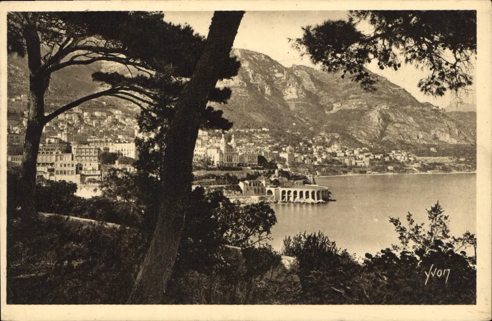 Monte-Carlo — Allgemeiner Blick aus Monaco — Éditions d'Art Yvon - Vorderseite