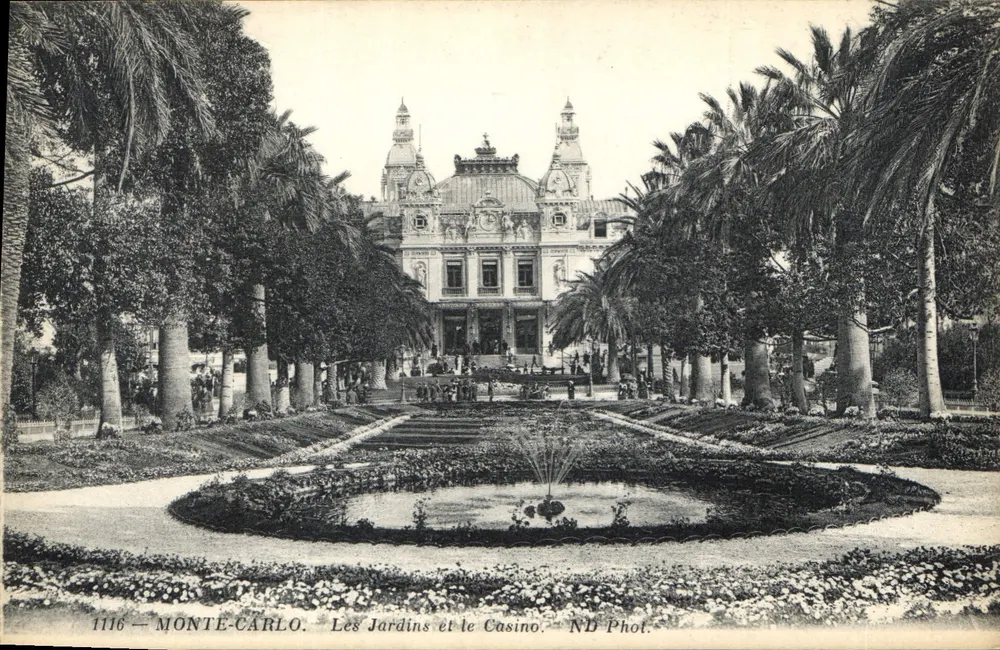 Monte-Carlo — Die Gärten und das Casino — ND Phot. n° 1116 - Vorderseite
