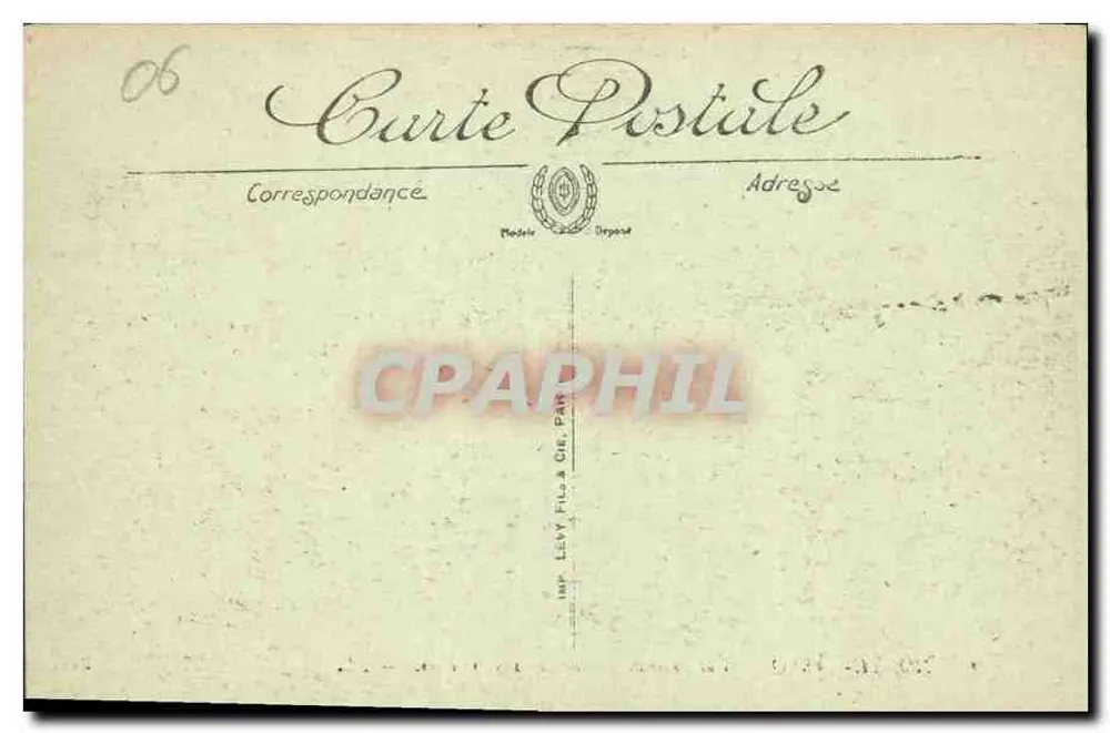 Monte-Carlo — Ansicht von Monaco unter den Oliviers — LL. — SELECTA - Rückseite