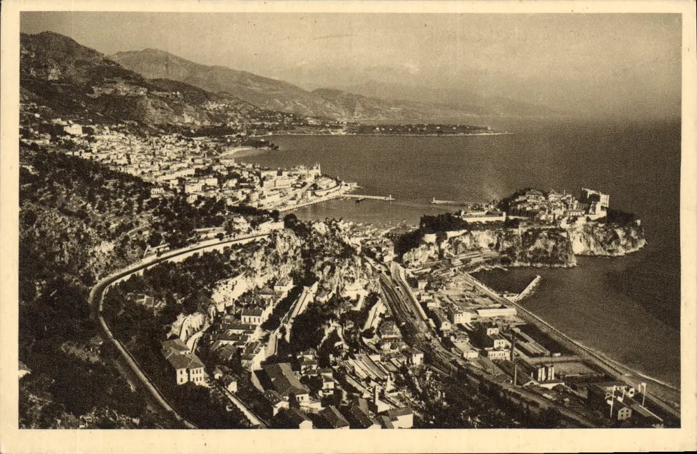 Mônaco - Monte-Carlo — Vista panorâmica — Les Éditions d'Art Français, Paris - Frente