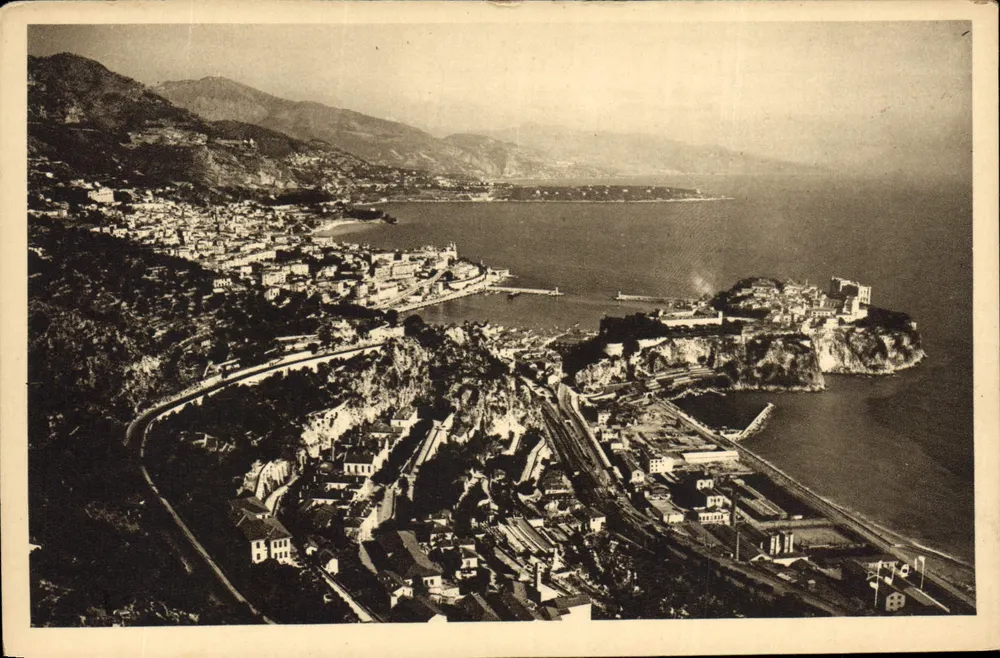 Monaco - Monte-Carlo — Panoramablick — Les Éditions d'Art Yvon, Paris - Vorderseite