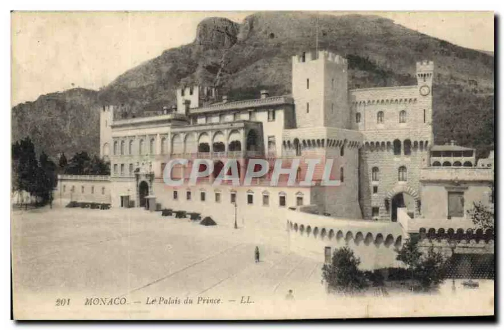 Mônaco — O Palácio do Príncipe — E.L. - Frente