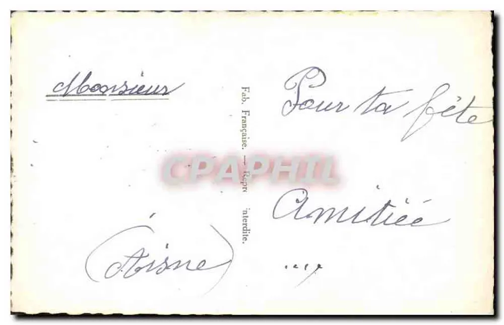 Casal apaixonado — cena romântica — editor ER, n° 85 - Verso
