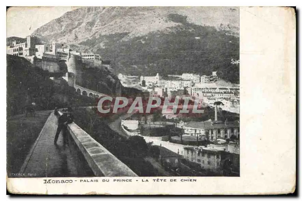 Monaco - Palast des Prinzen - La Tête de Chien - Taserek, Paris - Vorderseite