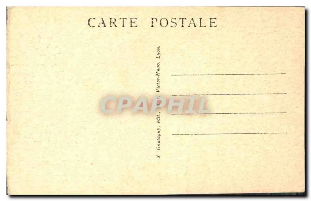 LYON — Basílica de Nossa Senhora de Fourvière — X. Gastagny, Lyon, n°83 - Verso