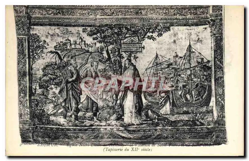 SACMOR — Igreja de Nossa Senhora de Namur — A Vocação de São Pedro e São Paulo (Tapeçaria do Século XII) - Frente