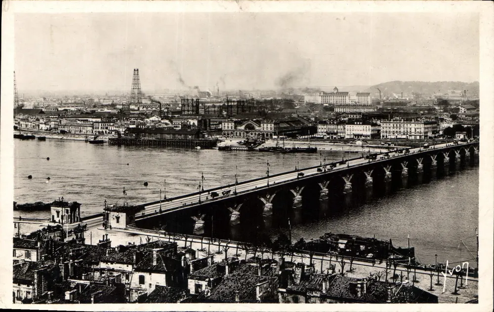 Bordeaux — O ponte de pedra — Éditions d'Art YVON - Frente
