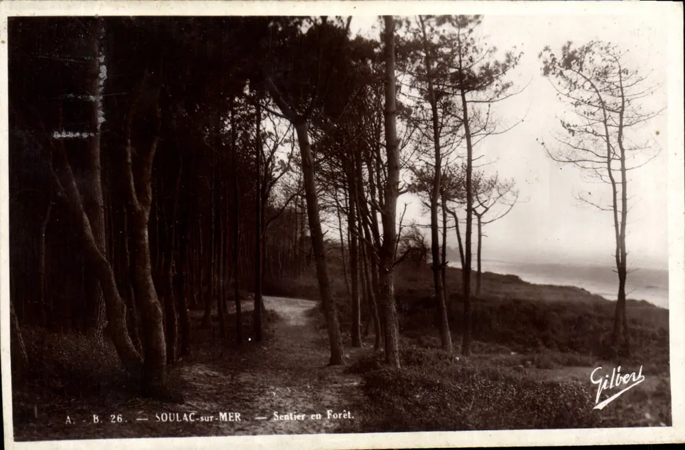 Soulac-sur-Mer — Caminho na Floresta — Gilber - Frente