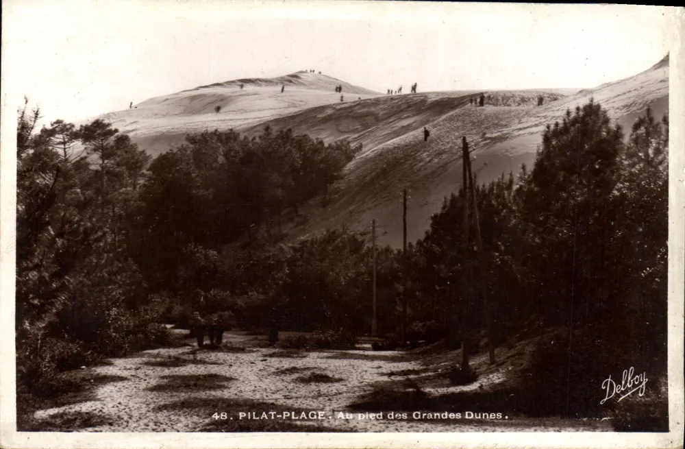 Pilat-Place — Am Fuße der Grand Dunes — Delbroy, n°48 - Vorderseite