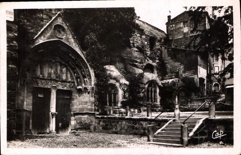 Saint-Emilion — Monolithische Kirche — Südteil — A.P. Strasbourg - Vorderseite