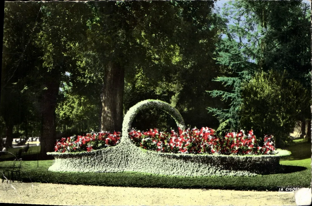 Die Blumenkorb des öffentlichen Gartens — Bordeaux (Gironde) — Éd. La Cigogne - Vorderseite