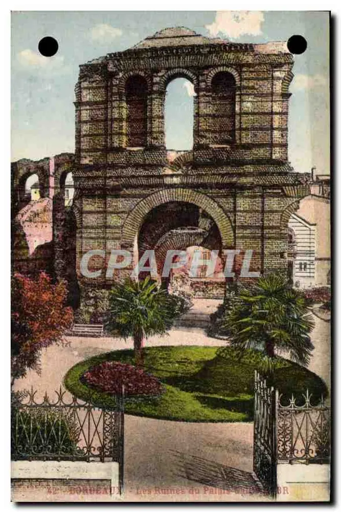 Bordeaux — As Ruínas do Palácio Episcopal - Frente