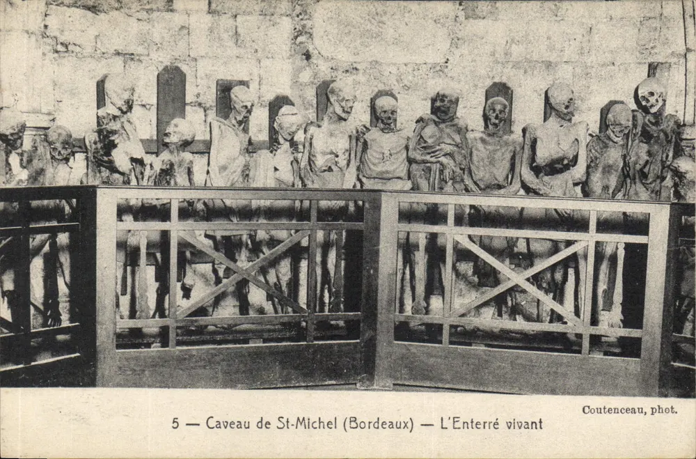 Caveau de St-Michel (Bordeaux) — Der Lebendig Begrabene — Coutenceau, phot. - Vorderseite