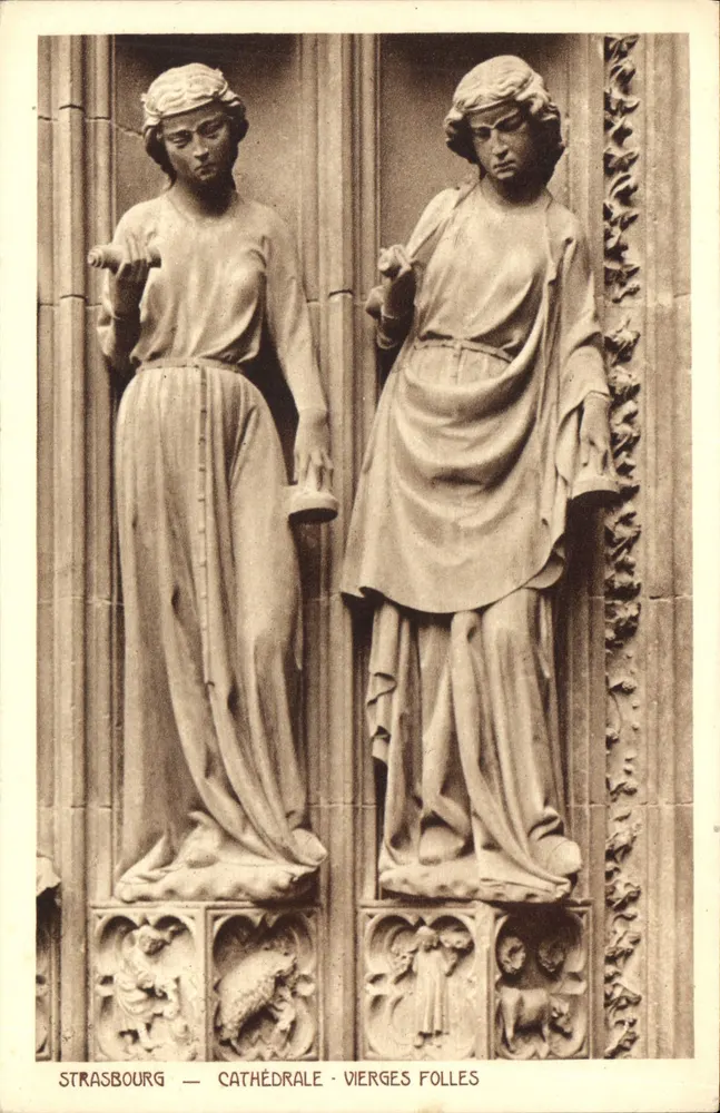 Straßburg — Kathedrale — Vierges Folles — Verlag Braun & Cie - Vorderseite