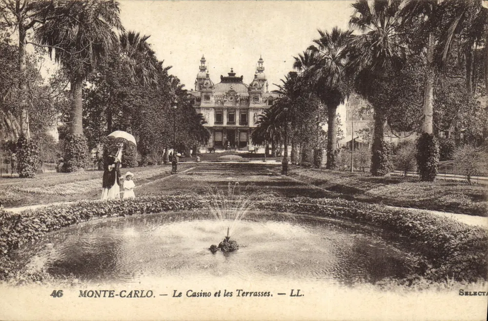 Monte-Carlo — Das Casino und die Terrassen — LL. — Selecta - Vorderseite