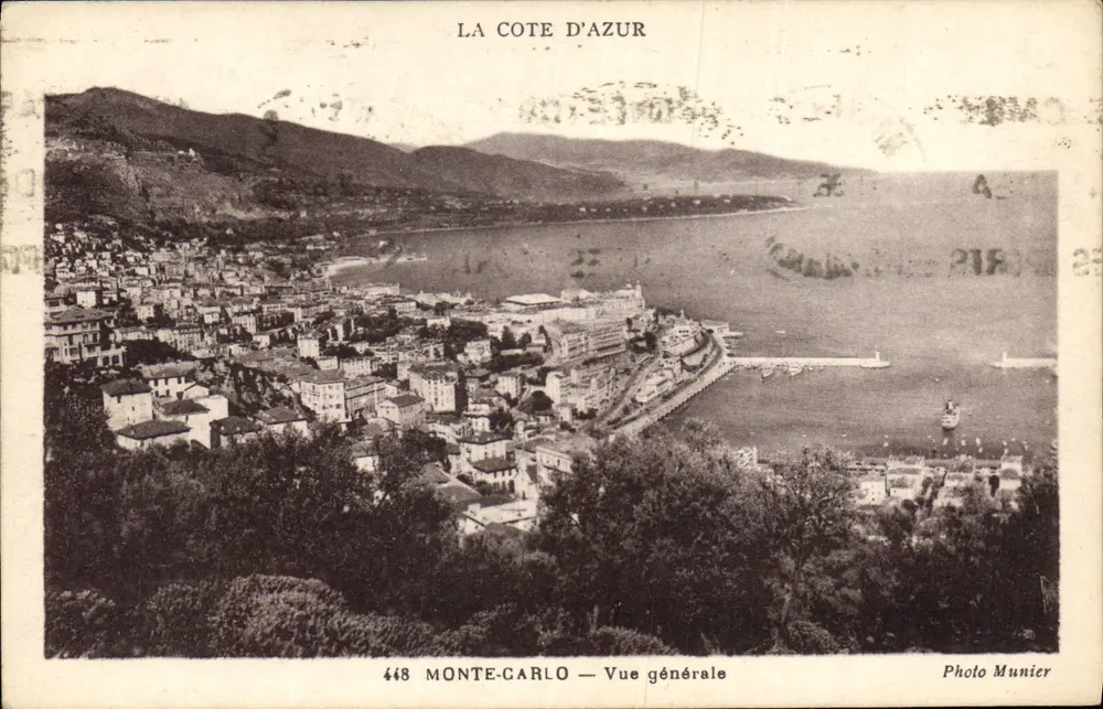 Monte-Carlo — Vista geral — Photo Munier, n°448 - Frente