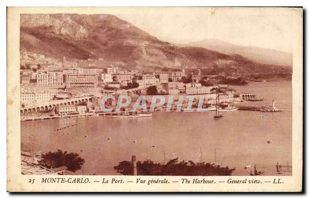 Monte-Carlo — O Porto — Vista geral — LL. - Frente