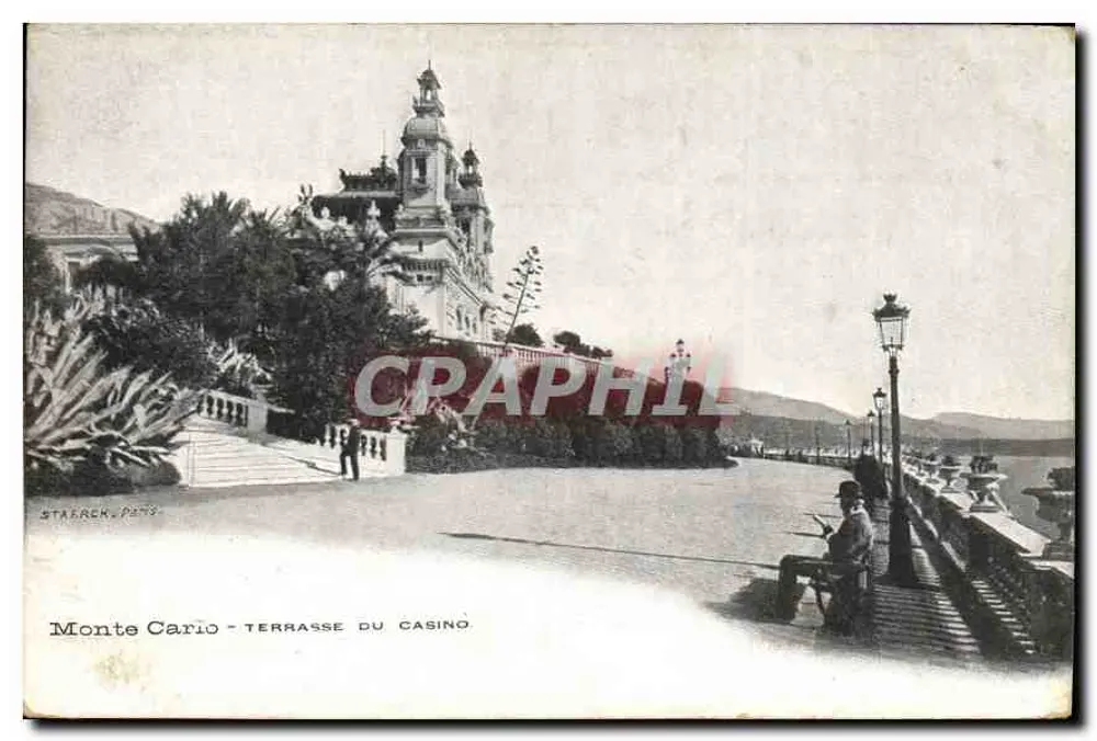 Monte Carlo - Terrasse do Cassino — editor STARREK, Paris - Frente