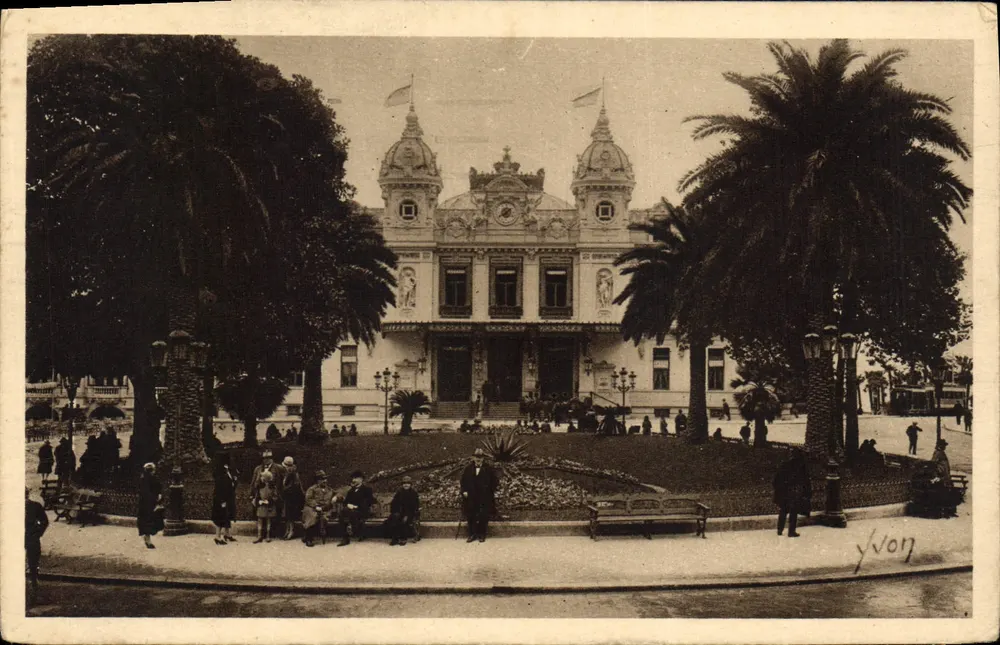 Das Casino von Monte-Carlo — Monte-Carlo, Fürstentum Monaco — Yvon Kunstausgaben, Nr. 261 - Vorderseite