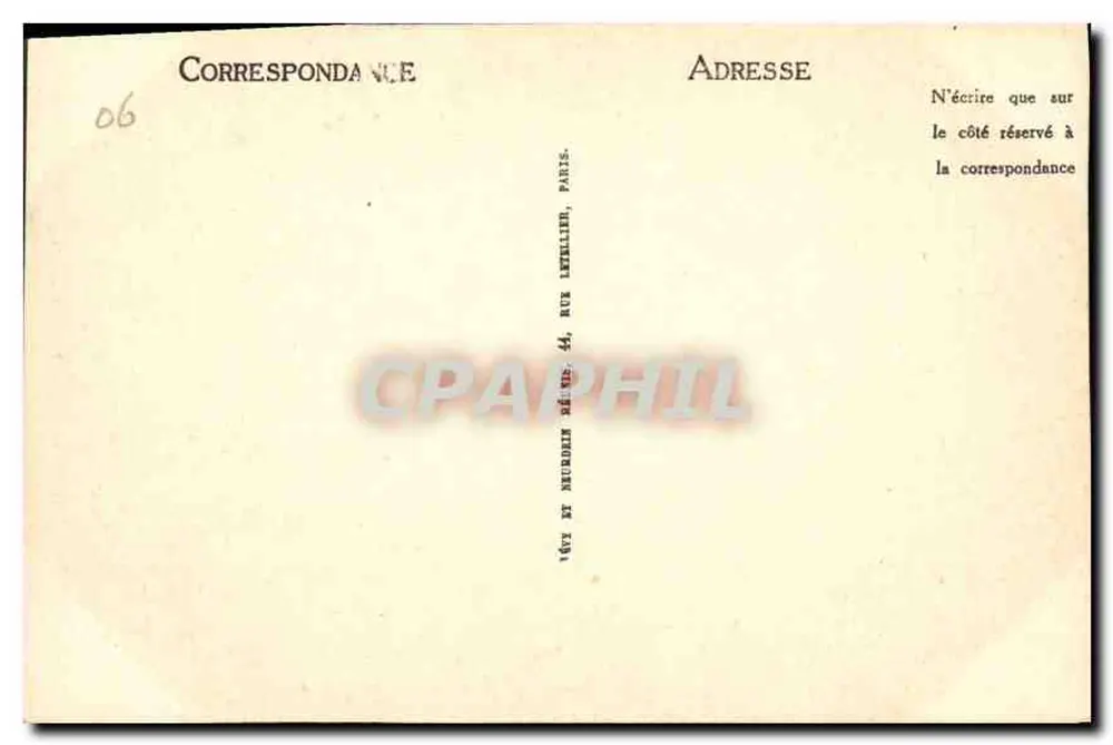 Monte-Carlo — Vista tirada de Mônaco — LL, n° 176 - Verso