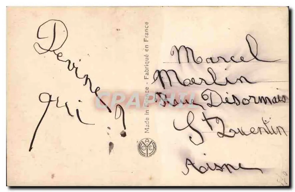 Casal amoroso — cena íntima — editor V. Nicolas, n° 4243 - Verso