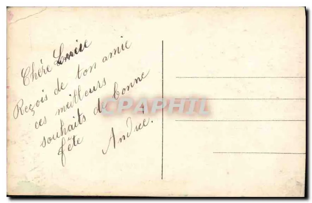Lächelnde junge Frau — mit Rose — Verlag R.A. NOJER n°1468 - Rückseite