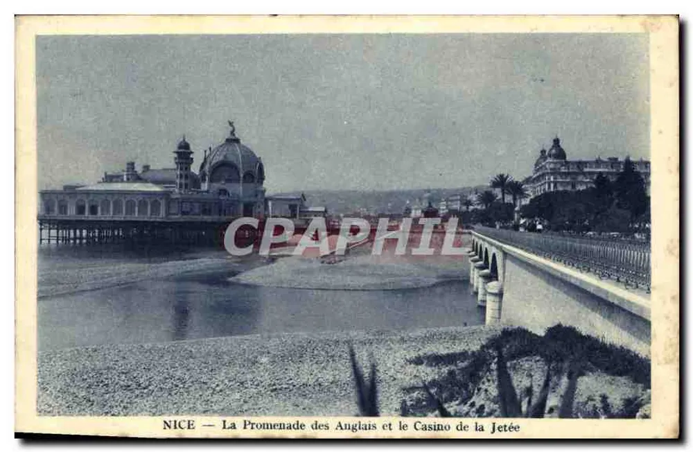 NICE — Die Promenade des Anglais und das Casino de la Jetée — Die Kunstausgabe n° 27 - Vorderseite