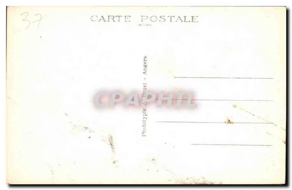 Tours (I.-et-L.) — Catedral São Gatien — A. B. - Verso