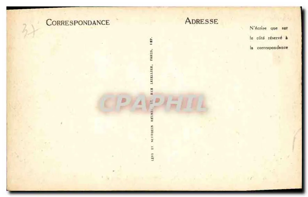 Langeais — Ansicht des Schlosses (Westseite) 15. Jahrhundert — LL - Rückseite