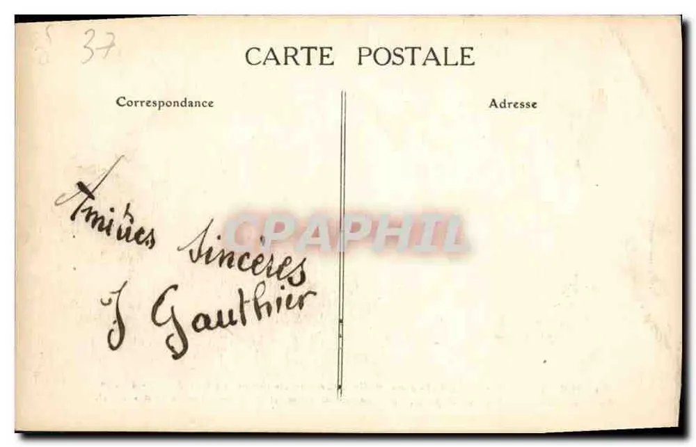 Tours (Loire-et-Loire) — Catedral de San Gatien — A.P. - Reverso