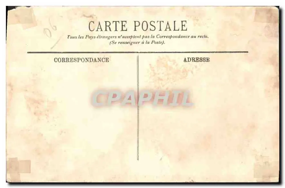 CANNES — Allgemeiner Blick vom Croix des Gardes — LL. - Rückseite